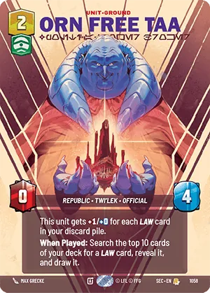 Orn Free Taa — Standard Prestige