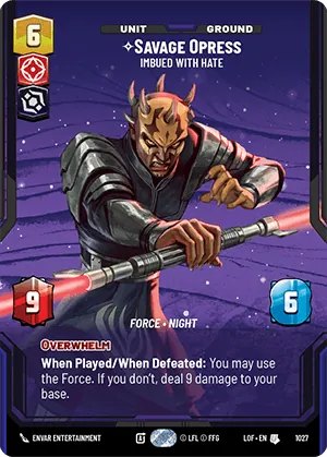 Savage Opress — Standard Prestige