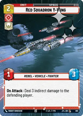 Red Squadron Y-Wing — Hyperspace Foil