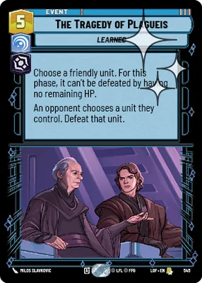 The Tragedy of Plagueis — Standard Foil