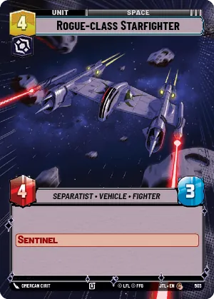 Rogue-class Starfighter — Hyperspace