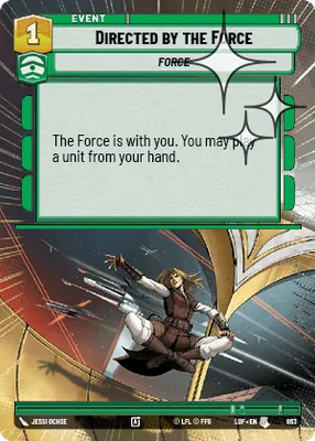 Directed by the Force — Hyperspace Foil