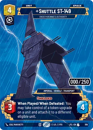 Shuttle ST-149 — Serialized Prestige
