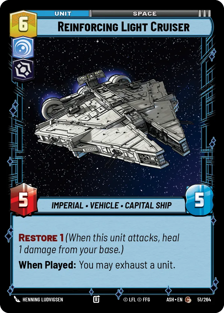 Reinforcing Light Cruiser