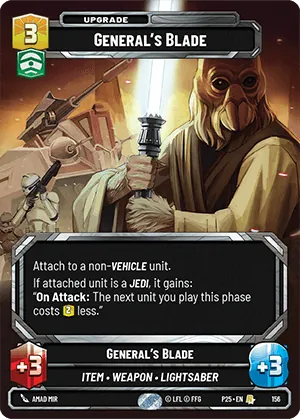 General's Blade — RQ Prize Wall