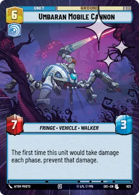Umbaran Mobile Cannon — Hyperspace Foil