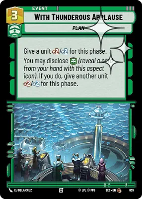 With Thunderous Applause — Standard Foil