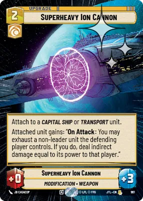 Superheavy Ion Cannon — Hyperspace Foil