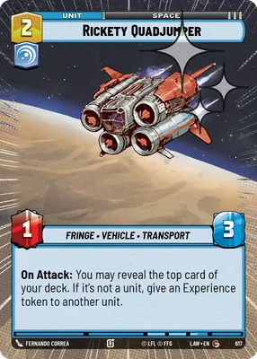 Rickety Quadjumper — Hyperspace Foil