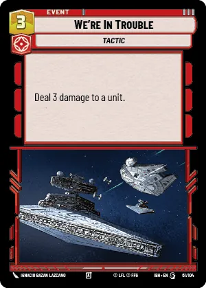 We're In Trouble
