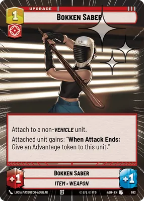 Bokken Saber — Hyperspace Foil