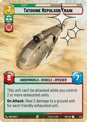 Tatooine Repulsor Train — Hyperspace Foil