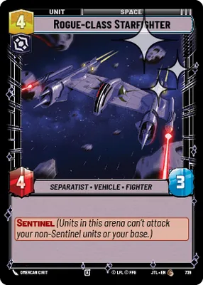 Rogue-class Starfighter — Standard Foil