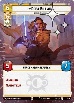 Depa Billaba — Hyperspace Foil