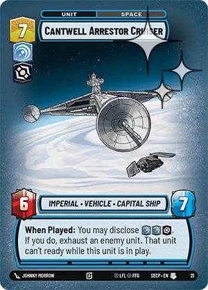 Cantwell Arrestor Cruiser — Weekly Play Foil