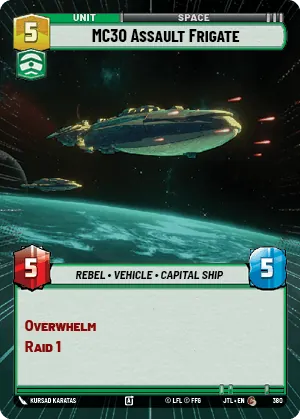 MC30 Assault Frigate — Hyperspace