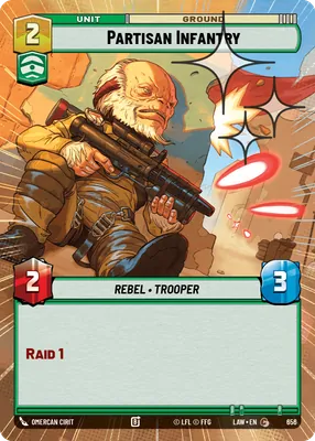 Partisan Infantry — Hyperspace Foil