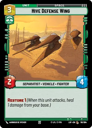 Hive Defense Wing
