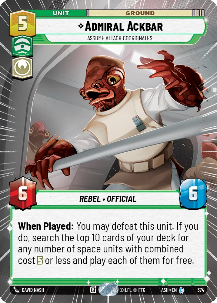 Admiral Ackbar — Hyperspace