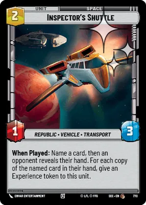 Inspector's Shuttle — Standard Foil
