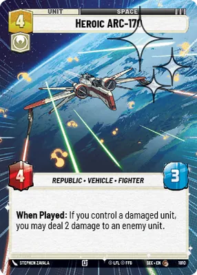 Heroic ARC-170 — Hyperspace Foil