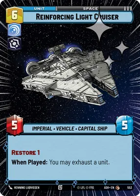 Reinforcing Light Cruiser — Hyperspace Foil