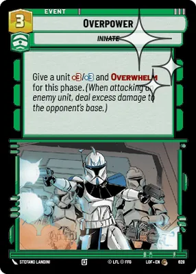 Overpower — Standard Foil