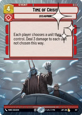 Time of Crisis — Hyperspace Foil
