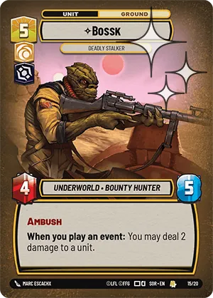 Bossk — Weekly Play Foil