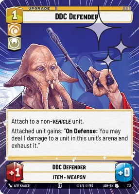 DDC Defender — Hyperspace Foil