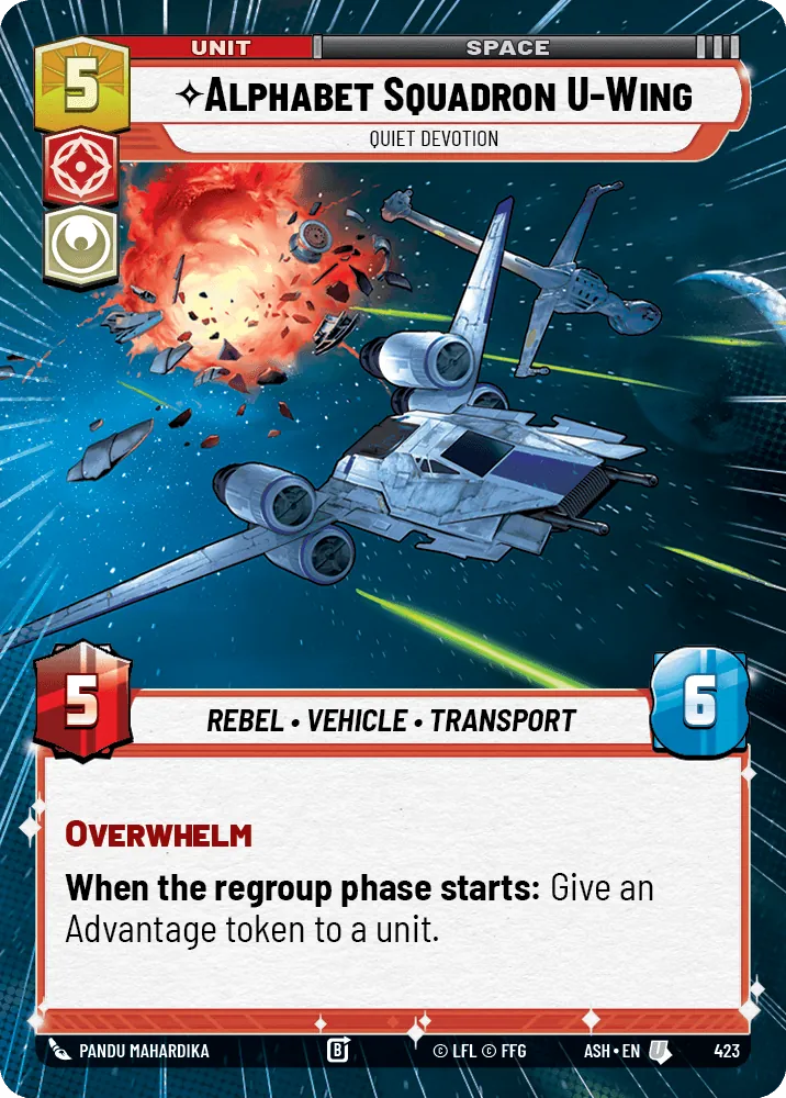Alphabet Squadron U-Wing — Hyperspace