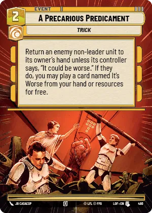 A Precarious Predicament — Hyperspace