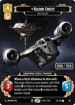 Razor Crest — Serialized Prestige