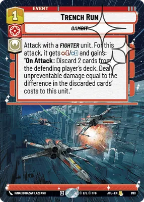Trench Run — Hyperspace Foil