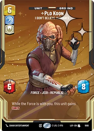Plo Koon — Foil Prestige