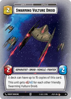 Swarming Vulture Droid — Weekly Play
