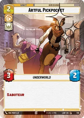 Artful Pickpocket — Hyperspace Foil
