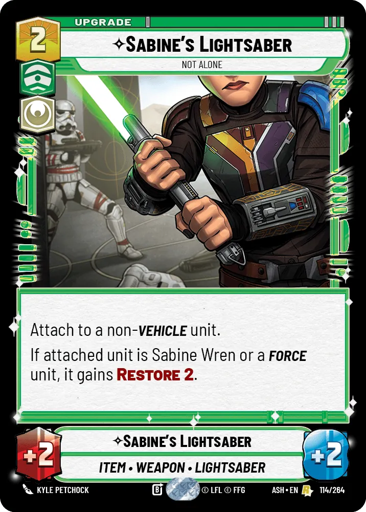 Sabine's Lightsaber