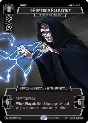 Emperor Palpatine — Convention Exclusive