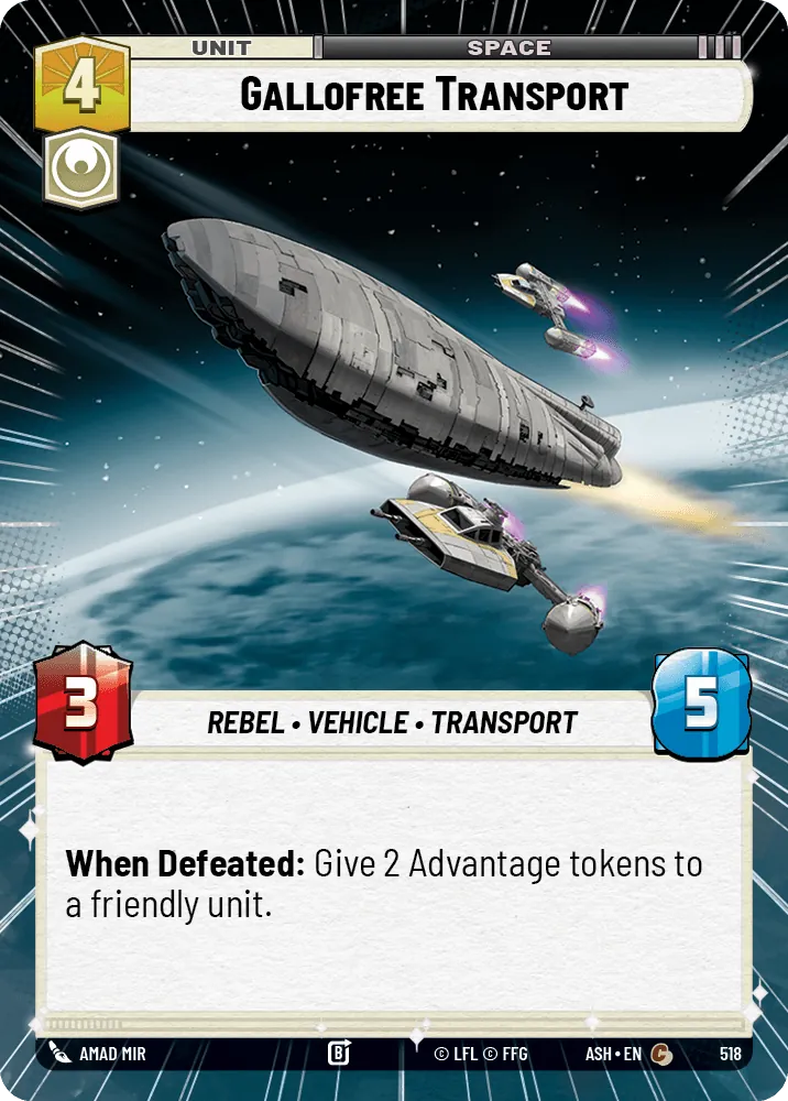Gallofree Transport — Hyperspace