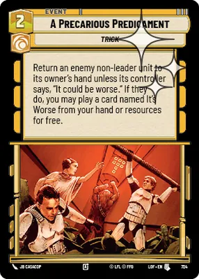 A Precarious Predicament — Standard Foil