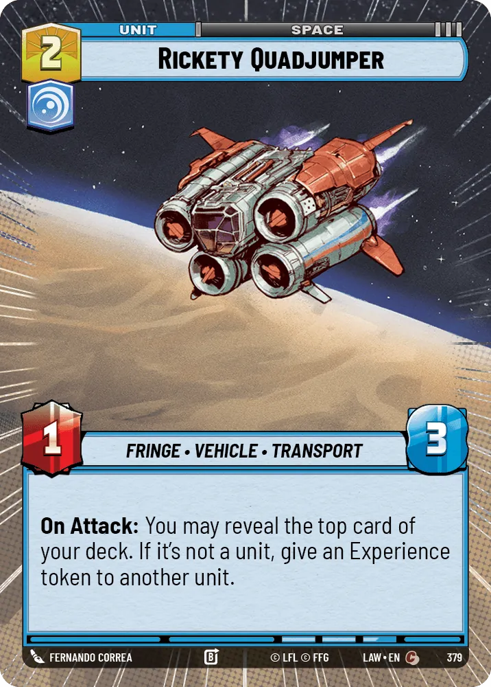 Rickety Quadjumper — Hyperspace