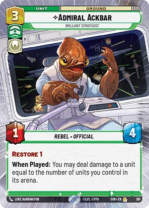 Admiral Ackbar — Hyperspace