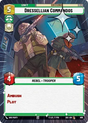 Dressellian Commandos — Hyperspace Foil