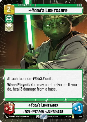 Yoda's Lightsaber — Hyperspace