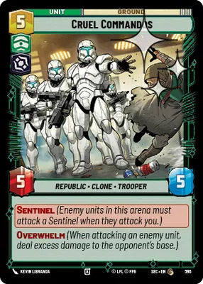 Cruel Commandos — Standard Foil