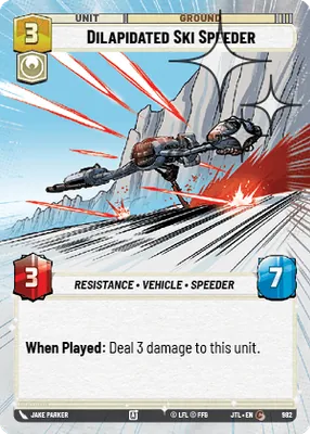 Dilapidated Ski Speeder — Hyperspace Foil