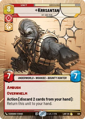 Krrsantan — Hyperspace Foil