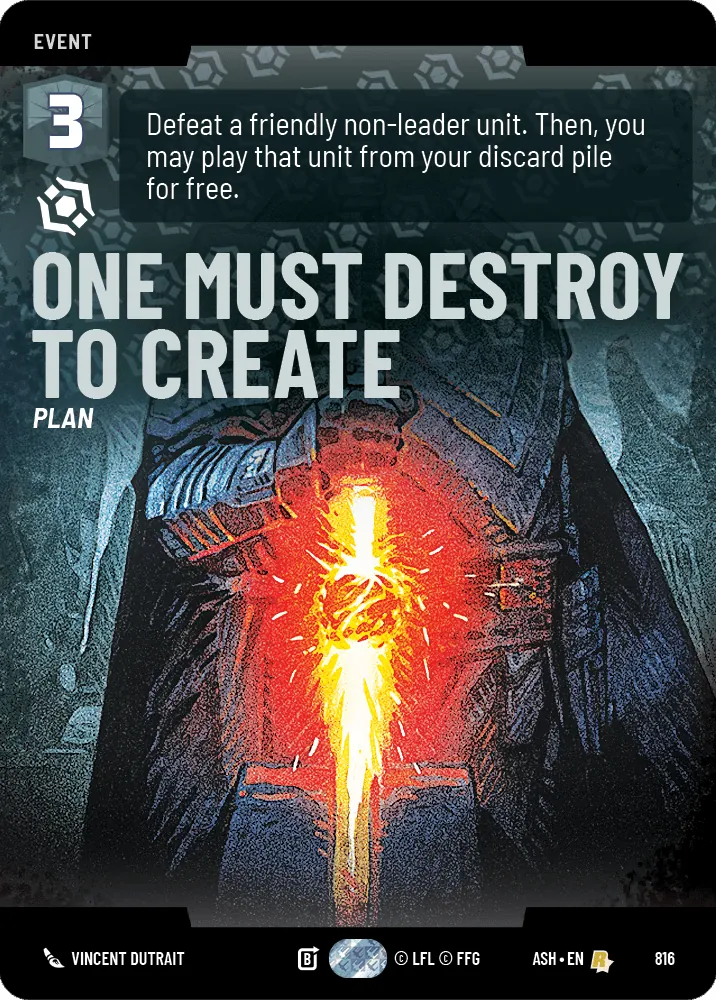 One Must Destroy to Create — Standard Prestige