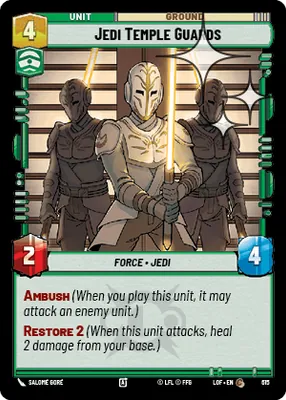 Jedi Temple Guards — Standard Foil